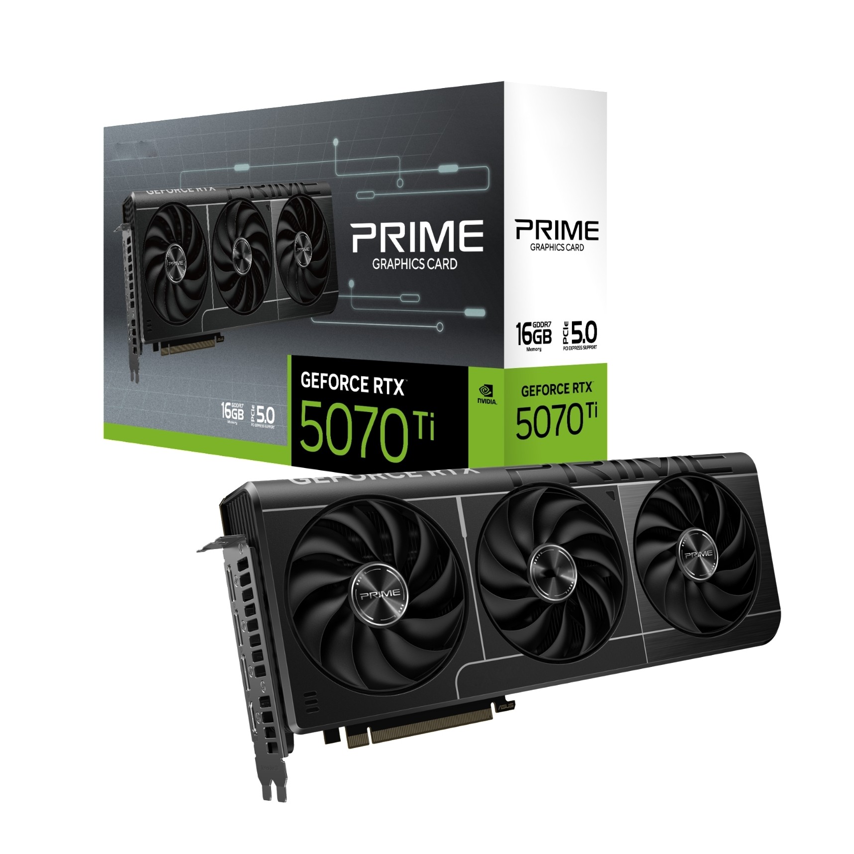 Triple Fan Gaming Graphics Card 16Gb - 2025 Nova Placa de Vídeo PRIME