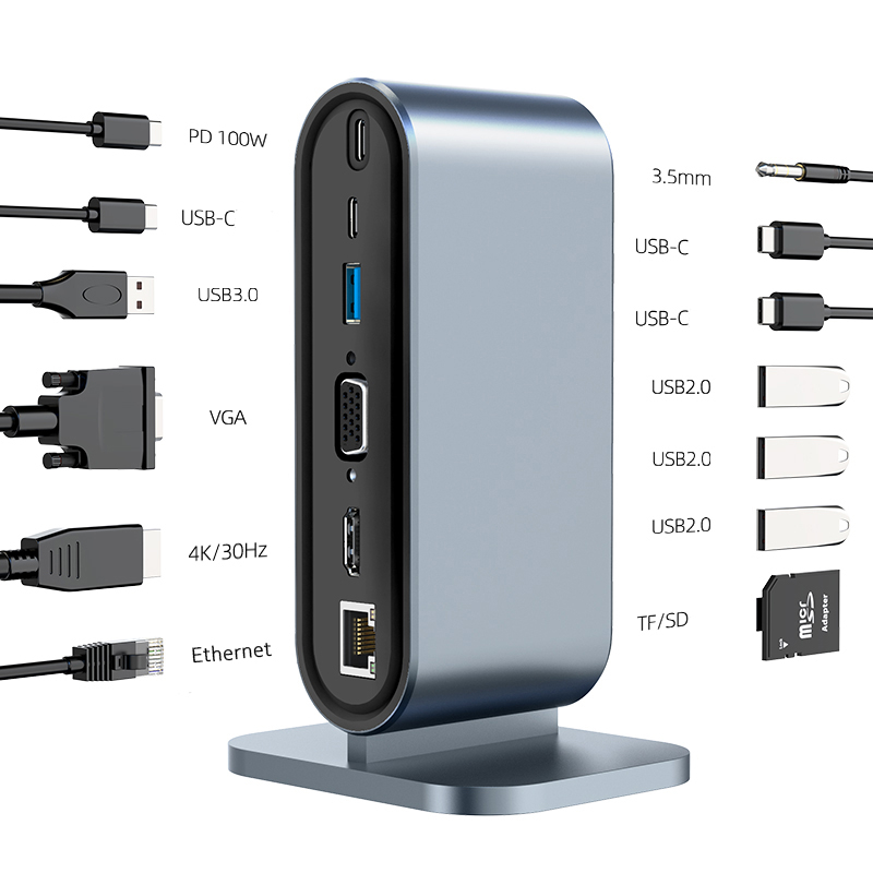 Usb c 3.0 hub tipo c para mult - 4 Hdmi Multi Monitor Video Card 4K avaliação e preço